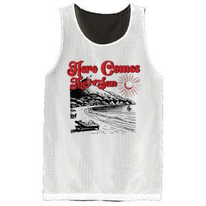 Here Comes The Sun Summer Mesh Reversible Basketball Jersey Tank