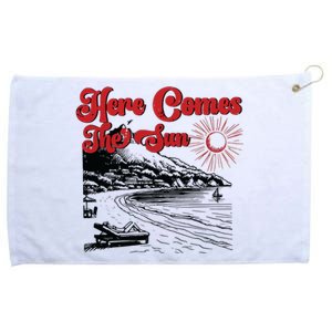 Here Comes The Sun Summer Grommeted Golf Towel