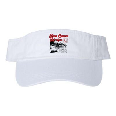 Here Comes The Sun Summer Valucap Bio-Washed Visor