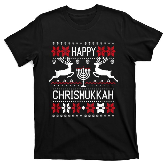 Happy Chrismukkah This Is My Christmas Hanukkah Funny Cool T-Shirt