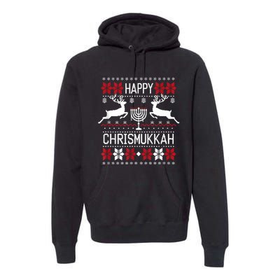 Happy Chrismukkah This Is My Christmas Hanukkah Funny Cool Premium Hoodie