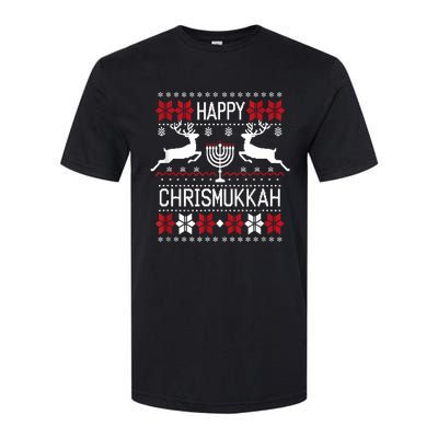 Happy Chrismukkah This Is My Christmas Hanukkah Funny Cool Softstyle CVC T-Shirt