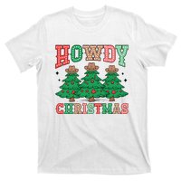 Howdy Christmas Tree Western Tumbler Merry And Bright Christmas Cowboy T-Shirt