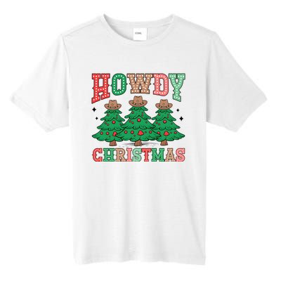 Howdy Christmas Tree Western Tumbler Merry And Bright Christmas Cowboy Tall Fusion ChromaSoft Performance T-Shirt