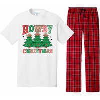 Howdy Christmas Tree Western Tumbler Merry And Bright Christmas Cowboy Pajama Set