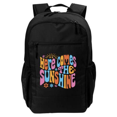 Here Comes The Sunshine Colorful Retro Backpack