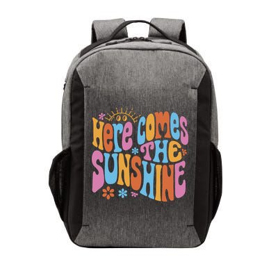 Here Comes The Sunshine Colorful Retro Vector Backpack