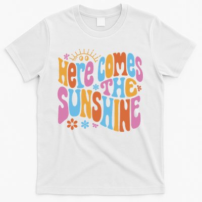 Here Comes The Sunshine Colorful Retro T-Shirt