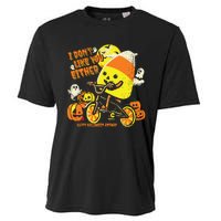 Halloween Costume Team Candy Corn I DonT Like You Either Cooling Performance Crew T-Shirt