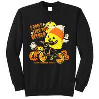 Halloween Costume Team Candy Corn I DonT Like You Either Sweatshirt