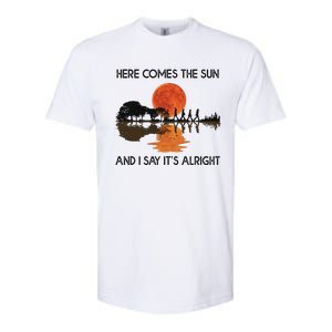 Here Comes The Sun And I Say It's Alright Guitar Softstyle CVC T-Shirt