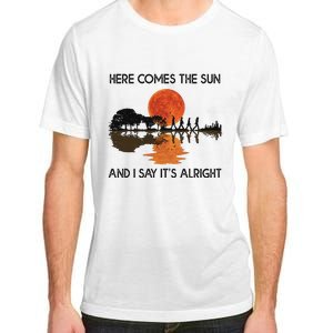 Here Comes The Sun And I Say It's Alright Guitar Adult ChromaSoft Performance T-Shirt