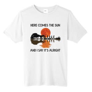 Here Comes The Sun And I Say It's Alright Guitar Tall Fusion ChromaSoft Performance T-Shirt