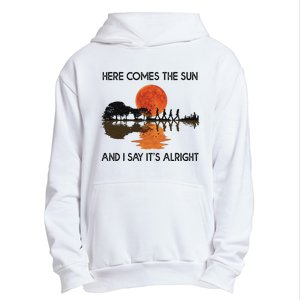 Here Comes The Sun And I Say It's Alright Guitar Urban Pullover Hoodie