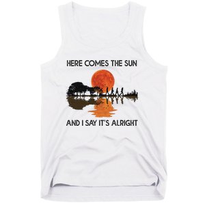 Here Comes The Sun And I Say It's Alright Guitar Tank Top