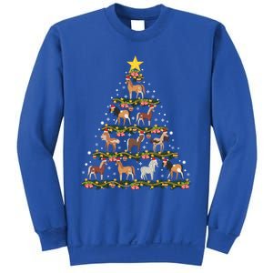 Horses Christmas Tree Horse Xmas Ornats Gift Sweatshirt