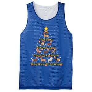 Horses Christmas Tree Horse Xmas Ornats Gift Mesh Reversible Basketball Jersey Tank