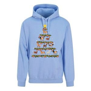 Horses Christmas Tree Horse Xmas Ornats Gift Unisex Surf Hoodie