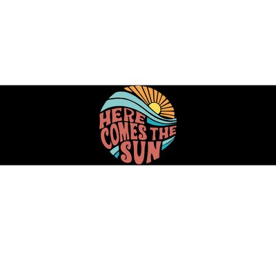 Here Comes The Sun Summer Beach Bumper Sticker