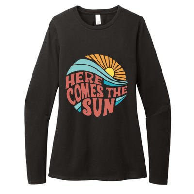 Here Comes The Sun Summer Beach Womens CVC Long Sleeve Shirt