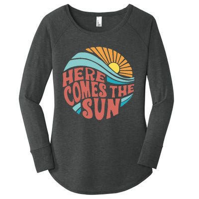 Here Comes The Sun Summer Beach Women's Perfect Tri Tunic Long Sleeve Shirt