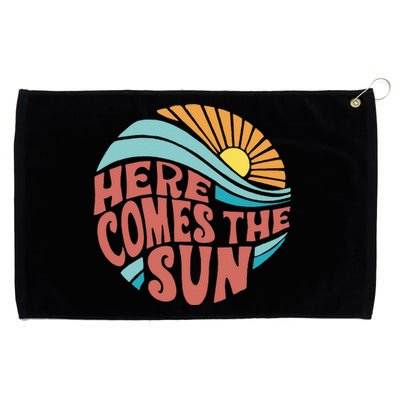 Here Comes The Sun Summer Beach Grommeted Golf Towel