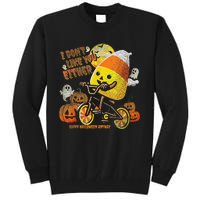 Halloween Costume Team Candy Corn I DonT Like You Either Gift Tall Sweatshirt