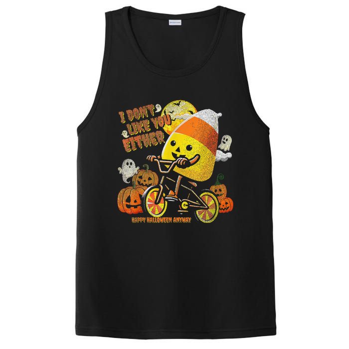 Halloween Costume Team Candy Corn I DonT Like You Either Gift PosiCharge Competitor Tank