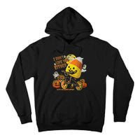 Halloween Costume Team Candy Corn I DonT Like You Either Gift Tall Hoodie