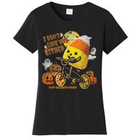 Halloween Costume Team Candy Corn I DonT Like You Either Gift Women's T-Shirt