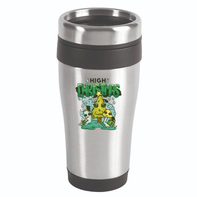 High Christmas Tree 16oz Travel Tumbler
