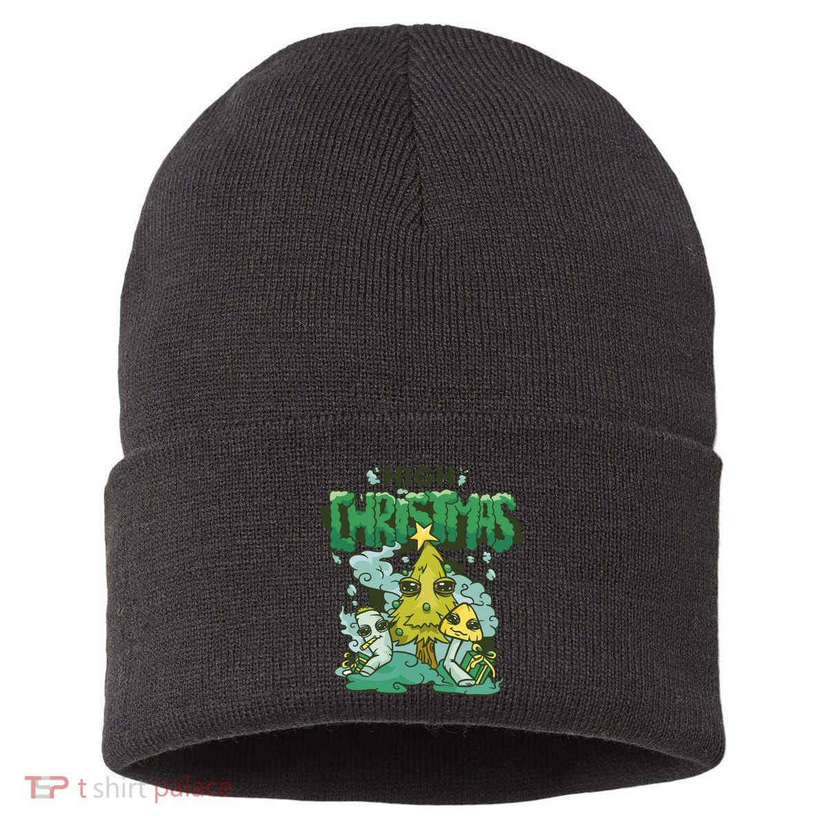 High Christmas Tree Sustainable Knit Beanie