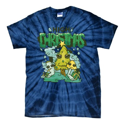 High Christmas Tree Tie-Dye T-Shirt