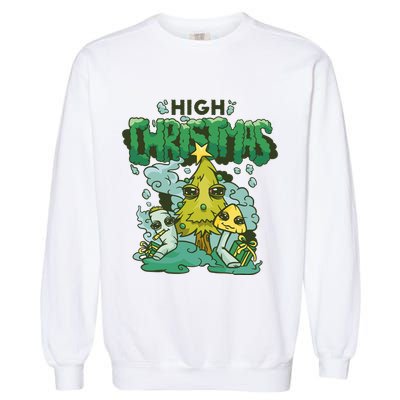 High Christmas Tree Garment-Dyed Sweatshirt