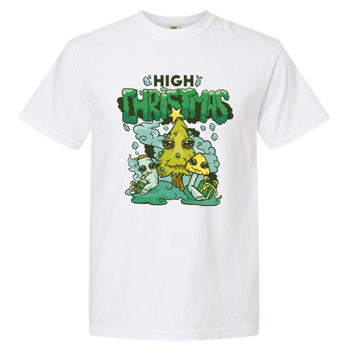 High Christmas Tree Garment-Dyed Heavyweight T-Shirt