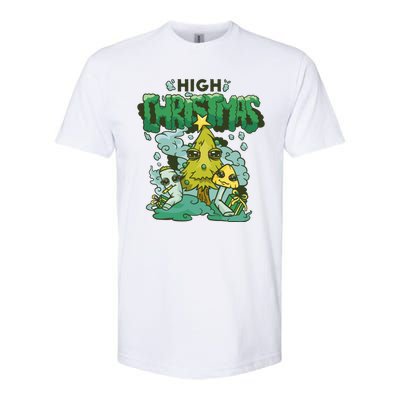 High Christmas Tree Softstyle® CVC T-Shirt