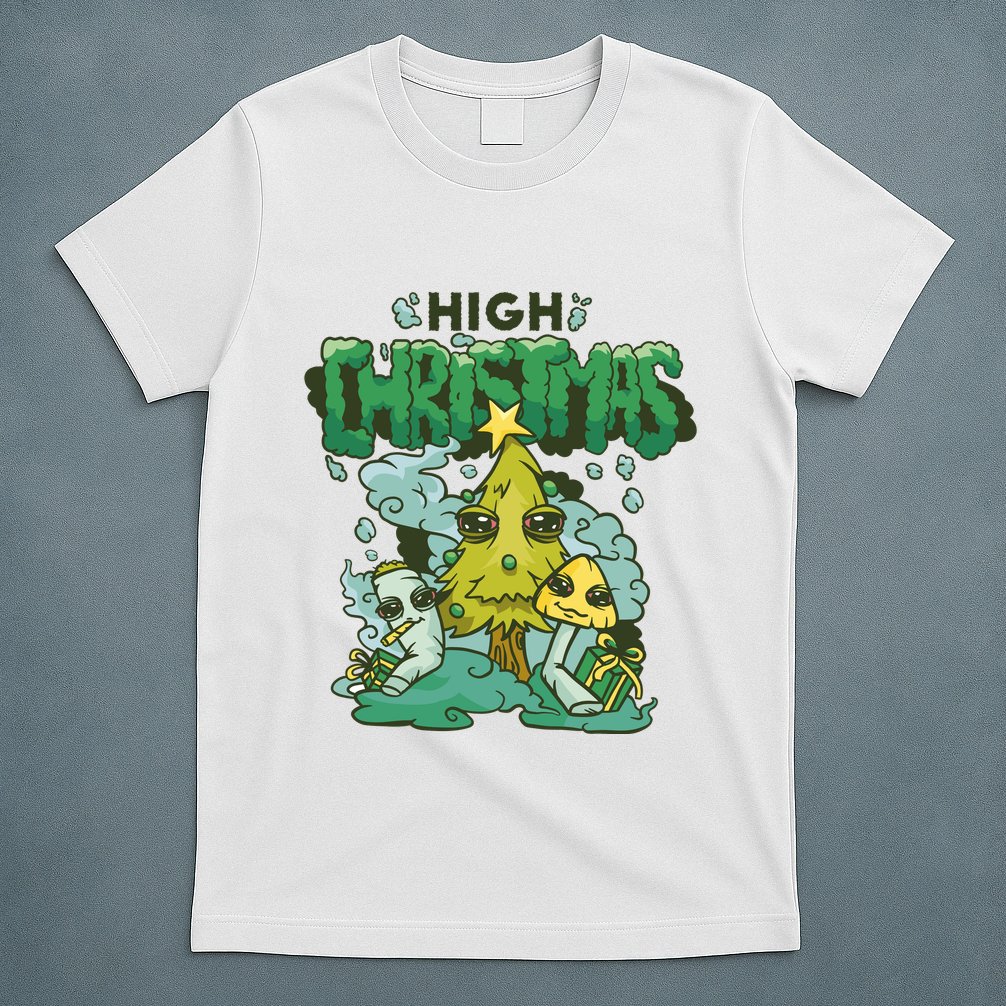 High Christmas Tree T-Shirt