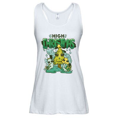 High Christmas Tree Ladies Essential Flowy Tank