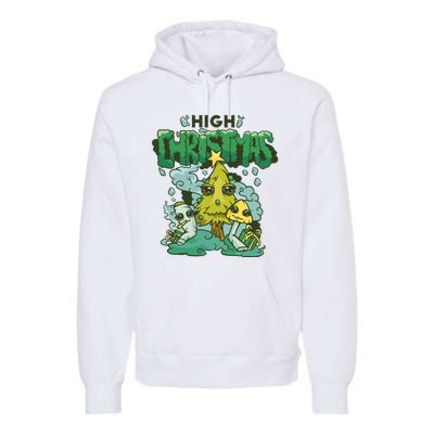 High Christmas Tree Premium Hoodie