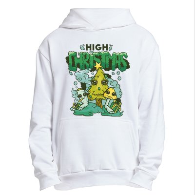 High Christmas Tree Urban Pullover Hoodie