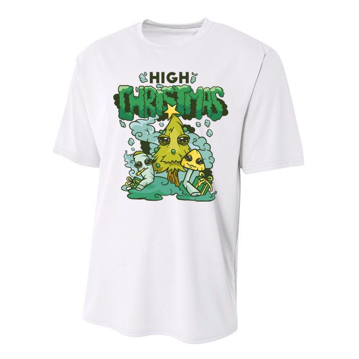 High Christmas Tree Performance Sprint T-Shirt