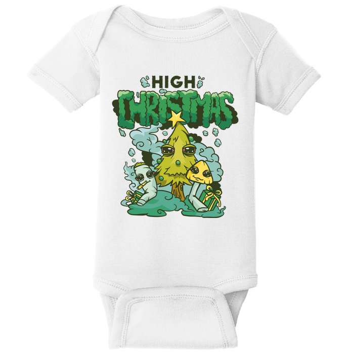 High Christmas Tree Baby Bodysuit