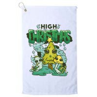 High Christmas Tree Golf Towel