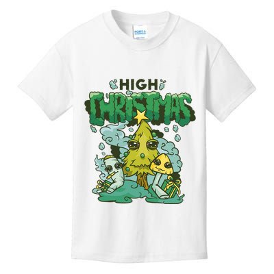 High Christmas Tree Kids T-Shirt