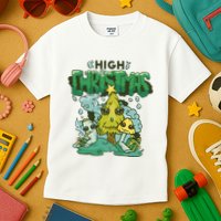 High Christmas Tree Kids T-Shirt
