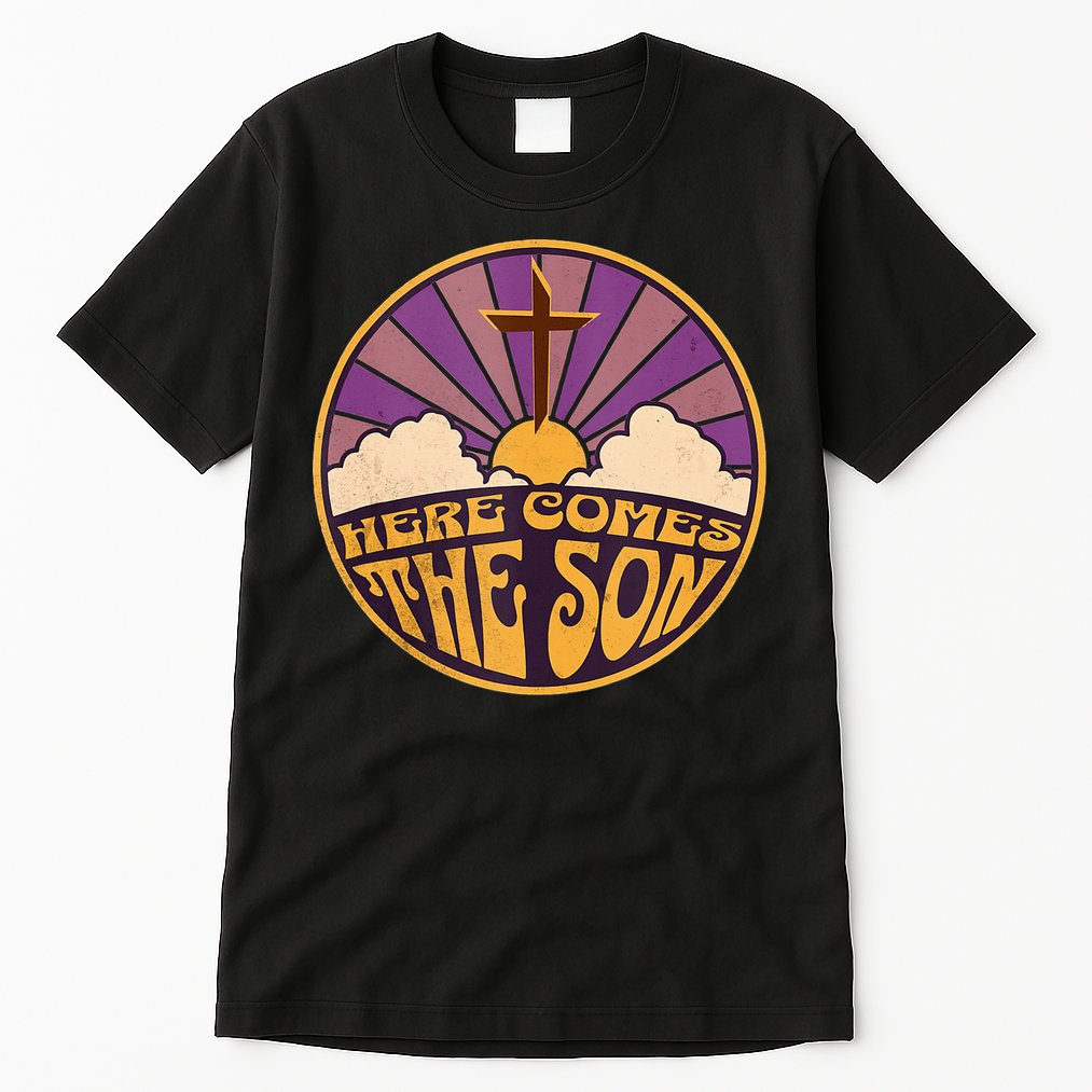 Here Comes The Son Jesus People Revolution Tall T-Shirt