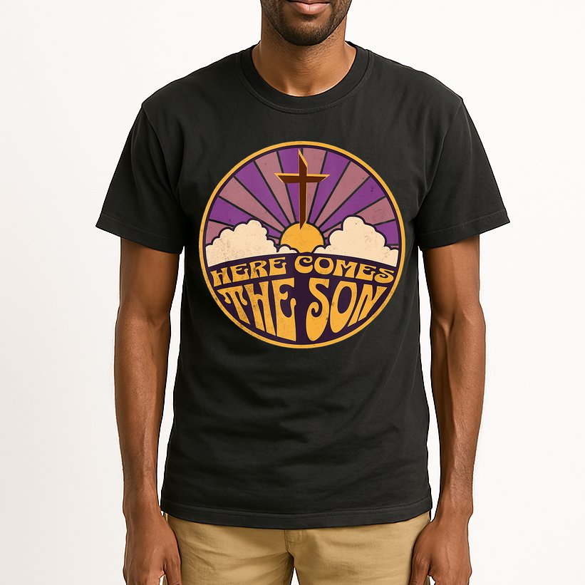 Here Comes The Son Jesus People Revolution Tall T-Shirt