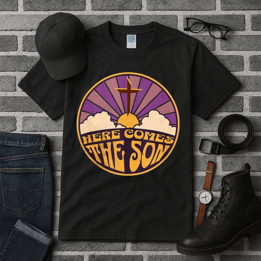 Here Comes The Son Jesus People Revolution Tall T-Shirt