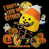 Halloween Costume Team Candy Corn I DonT Like You Either Backpack