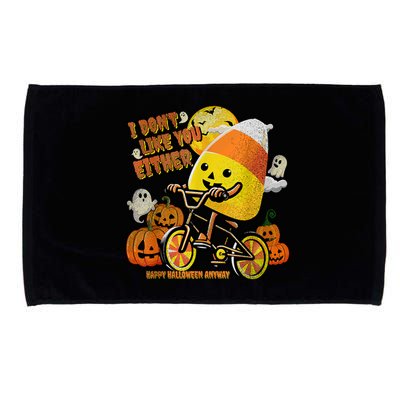 Halloween Costume Team Candy Corn I DonT Like You Either Microfiber Hand Towel